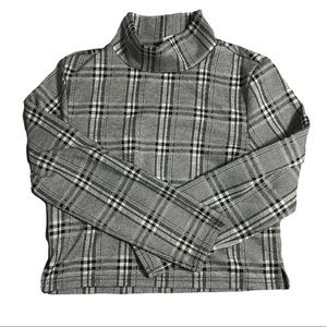 plaid turtle neck from hollister